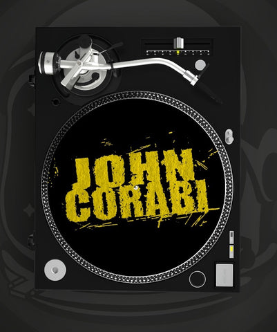 Slipmat John Corabi logo Mötley Crüe 94 Amarillo