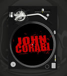 Slipmat John Corabi logo Mötley Crüe 94 Rojo